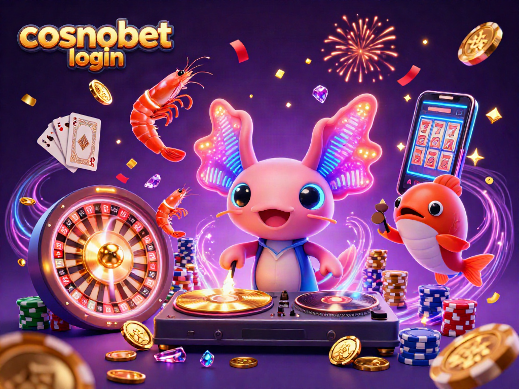 Play at Cosmobet login and join the vibrant 3D casino world with engaging characters and dynamic elements.