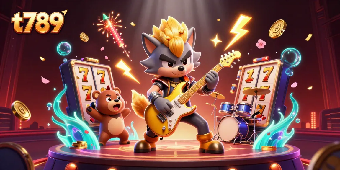 Experience thrilling gameplay in t789 with vibrant casino-themed characters and exciting game elements.
