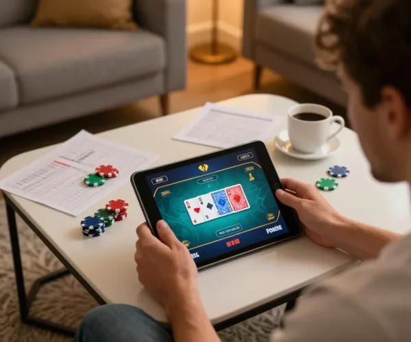 Players engaging with the mb668 poker app, highlighting strategic gameplay and excitement.