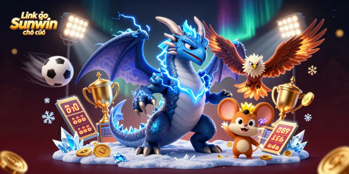 Experience thrilling gameplay with the Link vào Sunwin chính thức graphic showcasing dynamic gambling elements.