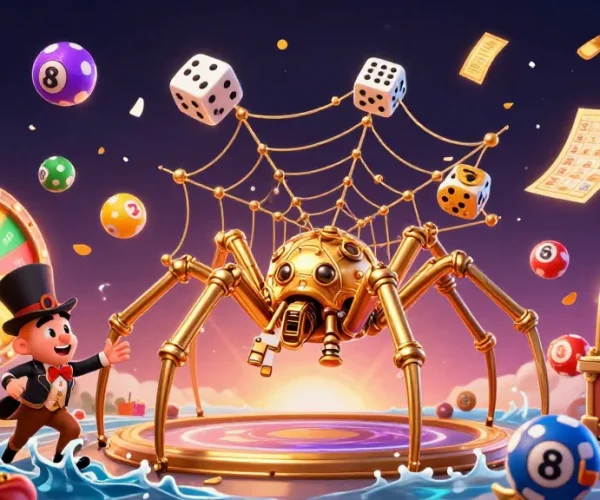 Experience thrilling action with the vibrant s8app casino illustration showcasing steampunk characters and dynamic lottery elements.